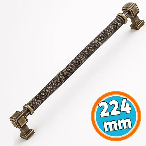 Metal Kulp Kapak Kulpu Dayanıklı Kulpları Mobilya Çekmece Dolap Antik Sarı 224 mm ürün görseli 1