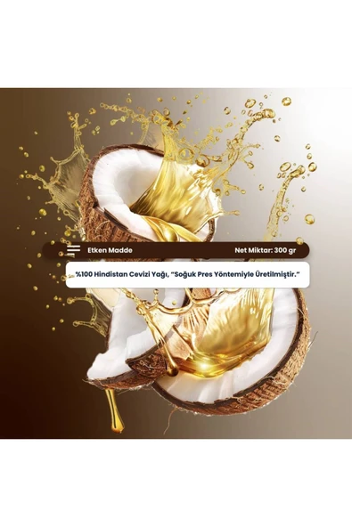 Smart Caps Hindistan Cevizi Yağı 300 gr - Resim 2