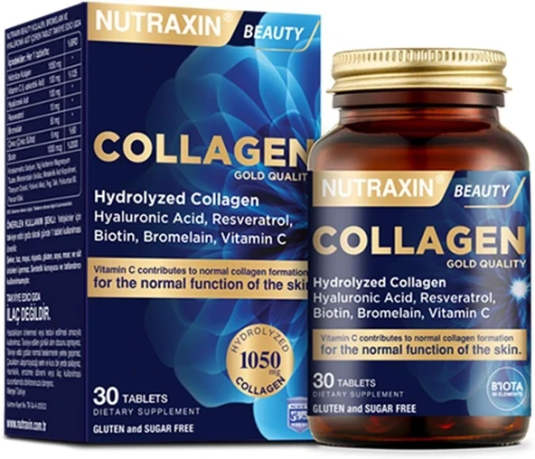 Nutraxin Hidrolize Kolajen 30 Tablet ürün görseli 1