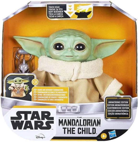 Hasbro Star Wars The Child Animatronic Baby Yoda Grogu 25'ten Fazla Ses Ve Hareket Kombinasyonlu ürün görseli 1