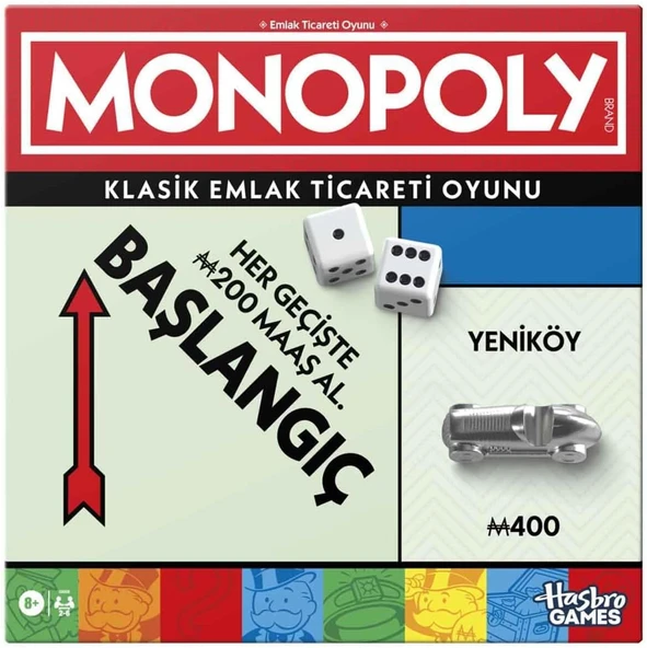 Hasbro Gaming Monopoly Kutu Oyunu - Resim 8