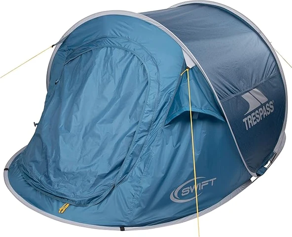 Tresspass Patterned Pop-Up Su Geçirmez Çift Kişilik Çadır ürün görseli 1