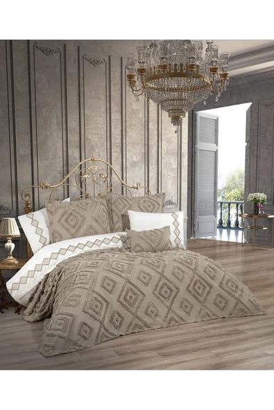 Anna Karina Home Consept Lamark 8 Prç Yatak Örtüsü Seti ürün görseli 1