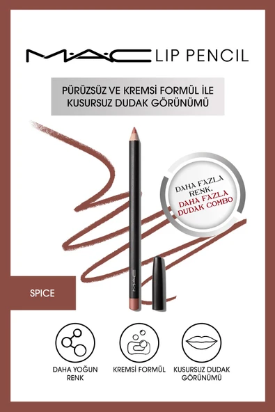 Kremsi Kalıcı Dudak Kalemi - Lip Pencil - Spice 1.45 G ürün görseli 1