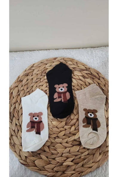 AYILI 3 LÜ ÇOCUK ÇORAP 7-8 YAŞ - Resim 2