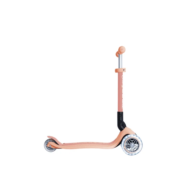 Globber Junior Ecologic Katlanabilir Işıklı Scooter - Peach - Resim 3