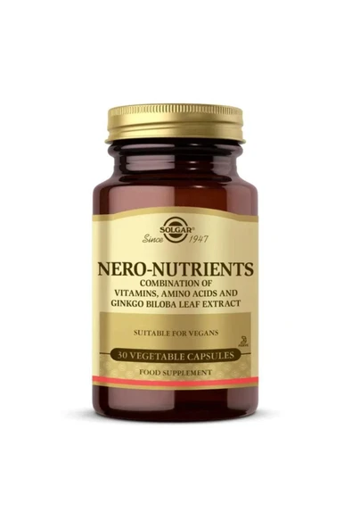 Solgar Nero Nutrients 30 Tablet ürün görseli 1