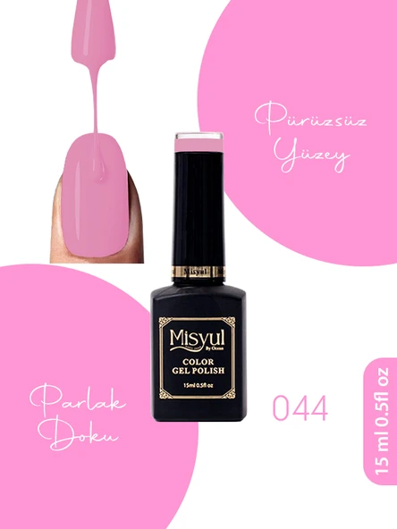 Misyul UV Led Kalıcı Oje Nail Art 15 ml 044 ürün görseli 1