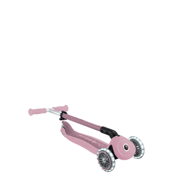 Globber Go Up Active Ecologic Işıklı Scooter - Berry - Resim 9