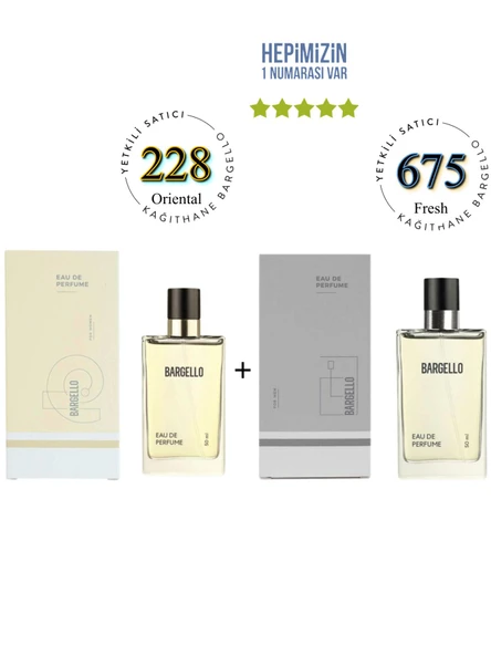 228 + 675 Kadın / Erkek Parfüm Edp 50 ml Oriental / Fresh - Mnms228675 ürün görseli 1