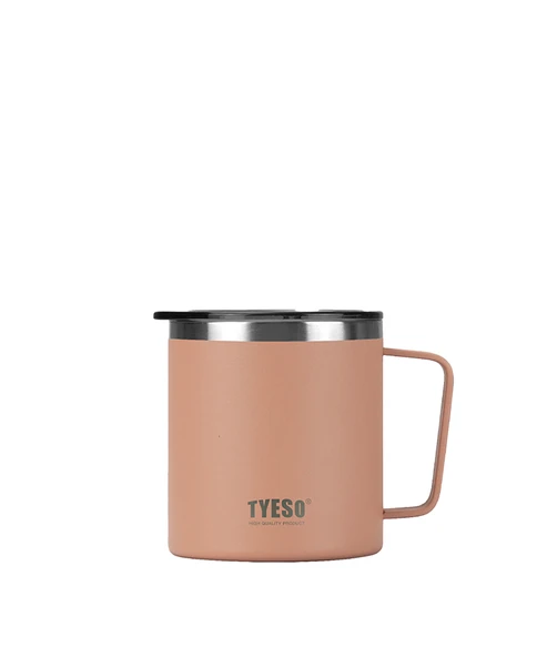 Tyeso Silviya Mug Vakumlu Paslanmaz Çift Duvarlı Termal Kapaklı 400ML ürün görseli 1