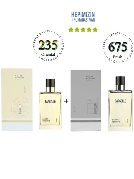 235 + 675 Kadın / Erkek Parfüm Edp 50 ml Oriental / Fresh - Mnms235675 ürün görseli 1
