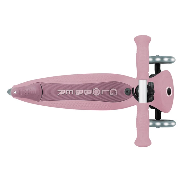 Globber Go Up Active Ecologic Işıklı Scooter - Berry - Resim 7