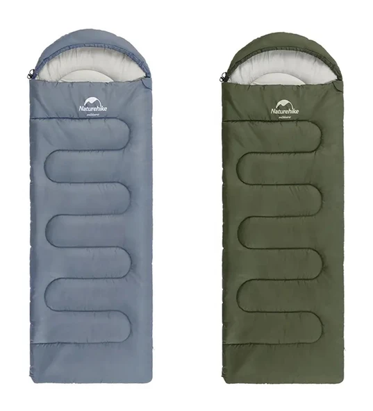 Naturehike Y150L Zarf Tarzı Kapüşonlu Pamuklu Uyku Tulumu -6°C ürün görseli 1