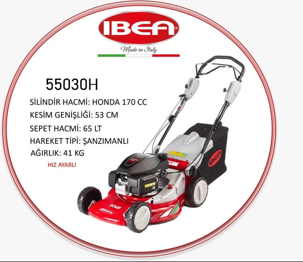 IB 550 30 H HONDA MOTOR, ALÜMİNYUM KASA ÇİM BİÇME MAKİNESİ ürün görseli 1