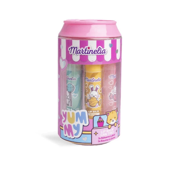 Martinelia 3'lü Dudak Balmı Kutusu - Yummy ürün görseli 1