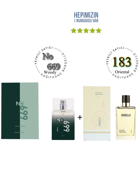 No: 669 + 183 Erkek / Kadın Parfüm Edp 50 ml Woody / Oriental - Mnms669183 ürün görseli 1
