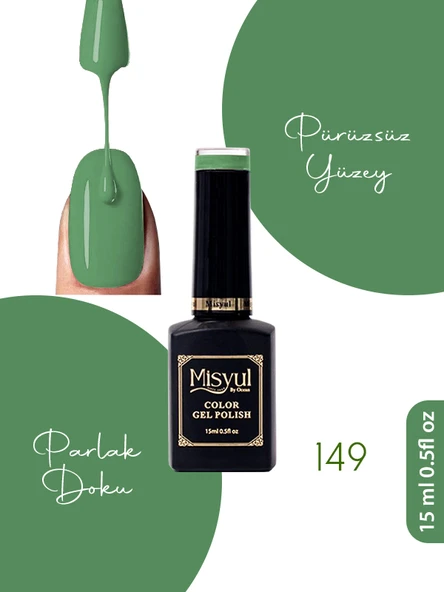 Misyul UV Led Kalıcı Oje Nail Art 15 ml 149 ürün görseli 1