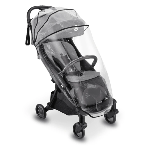 Globber Stroll-lite Bebek Arabası - Gri - Resim 9