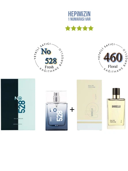 No: 528 + 460 Erkek / Kadın Parfüm Edp 50 ml Fresh / Floral - Mnms528460 ürün görseli 1