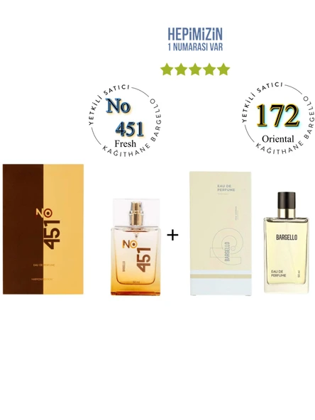 No: 451 + 172 Unisex / Kadın Parfüm Edp 50 ml Fresh / Floral - Mnms451172 ürün görseli 1