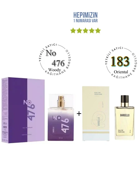 No: 476 + 183 Unisex / Kadın Parfüm Edp 50 ml Woody / Oriental - Mnms476183 ürün görseli 1