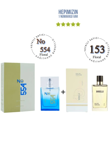 No: 554 + 153 Unisex / Kadın Parfüm Edp 50 ml Floral - Mnms554153 ürün görseli 1