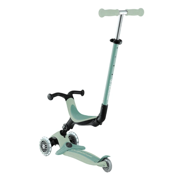 Globber Go Up Active Ecologic Işıklı Scooter - Pistachio - Resim 3