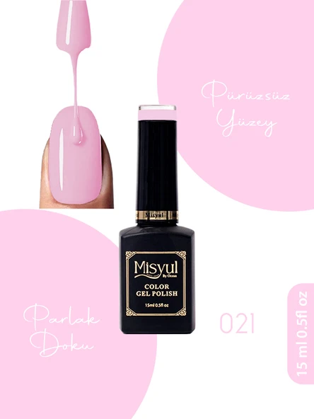 Misyul UV Led Kalıcı Oje Nail Art 15 ml 021 ürün görseli 1