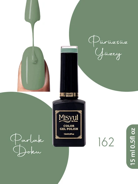 Misyul UV Led Kalıcı Oje Nail Art 15 ml 162 ürün görseli 1