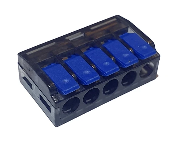 GWEST 5li Mandallı Tırnaklı Buat Klemensi 0.14-2.5mm Arası (Beşli Buat Klemensi) ürün görseli 1