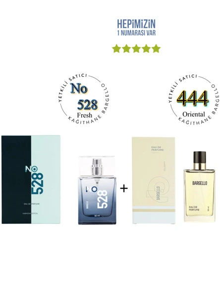 No: 528 + 444 Erkek / Kadın Parfüm Edp 50 ml Fresh / Oriental - Mnms528444 ürün görseli 1