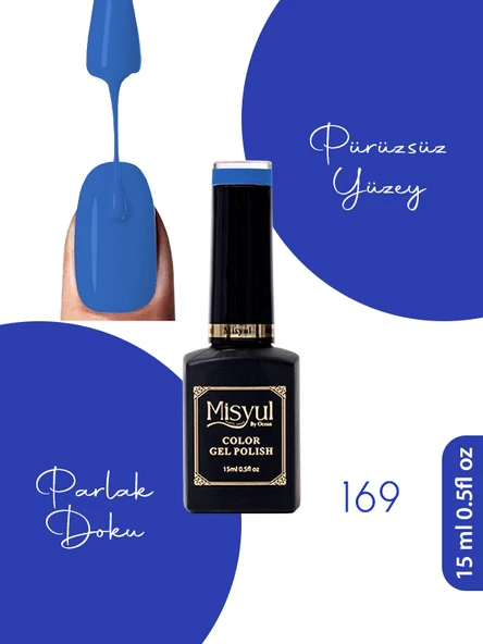 Misyul UV Led Kalıcı Oje Nail Art 15 ml 169 ürün görseli 1