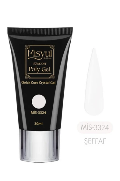 Misyul Hızlı Tırnak Uzatma Protez Tırnak Poly Jel 24 ürün görseli 1