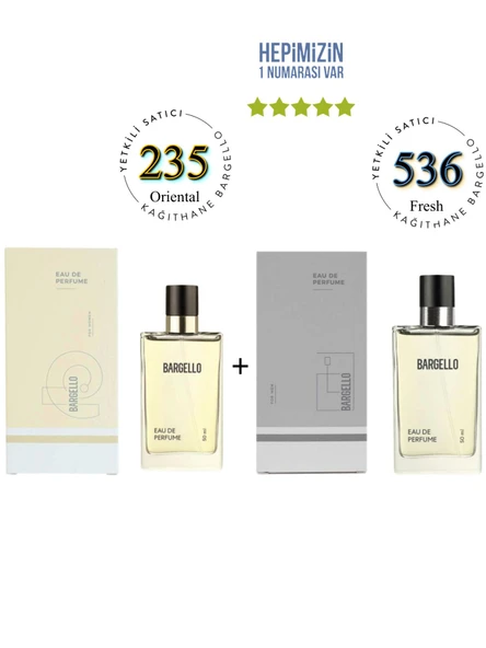 235 + 536 Kadın / Erkek Parfüm Edp 50 ml Oriental / Fresh - Mnms235536 ürün görseli 1