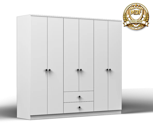 GARDIROP 6 KAPILI %100 MDF ürün görseli 1