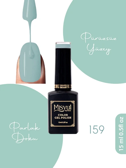 Misyul UV Led Kalıcı Oje Nail Art 15 ml 159 ürün görseli 1