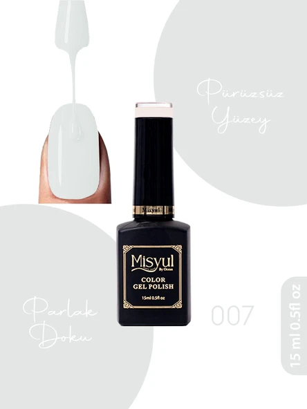 Misyul UV Led Kalıcı Oje Nail Art 15 ml 007 ürün görseli 1