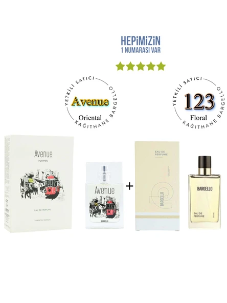 Avenue + 123 Erkek / Kadın Parfüm Edp 50 ml Oriental / Floral - Mnmsave123 ürün görseli 1