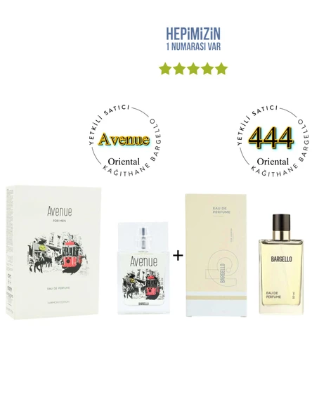 Avenue + 444 Erkek / Kadın Parfüm Edp 50 ml Oriental - Mnmsave444 ürün görseli 1