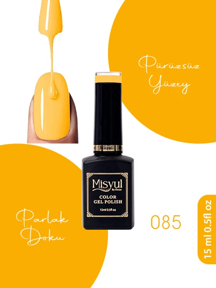 Misyul UV Led Kalıcı Oje Nail Art 15 ml 085 ürün görseli 1