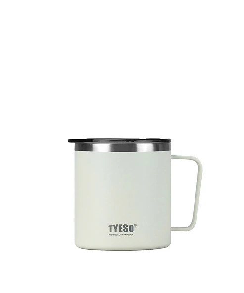 Tyeso Silviya Mug Vakumlu Paslanmaz Çift Duvarlı Termal Kapaklı 400ML ürün görseli 1