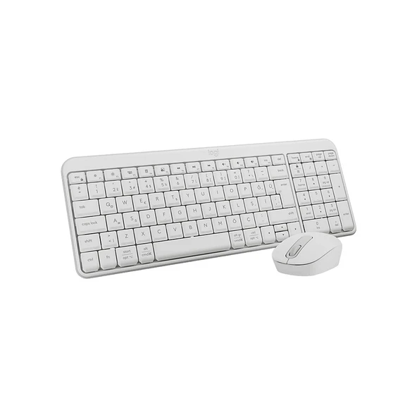 Logitech MK250 Kablosuz Klavye Mouse Seti - Beyaz ürün görseli 1