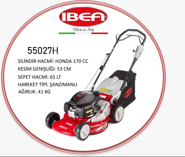 IB 550 27 H HONDA MOTOR, ALÜMİNYUM KASA ÇİM BİÇME MAKİNESİ ürün görseli 1