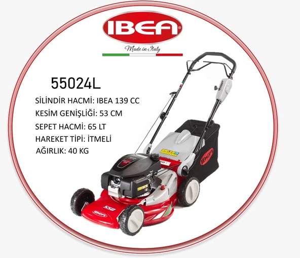 IB 55024L LONCİN MOTOR, ALÜMİNYUM KASA ÇİM BİÇME MAKİNESİ ürün görseli 1
