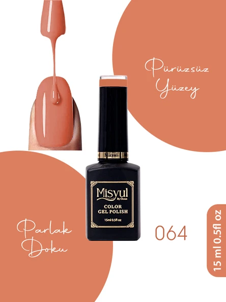 Misyul UV Led Kalıcı Oje Nail Art 15 ml 064 ürün görseli 1