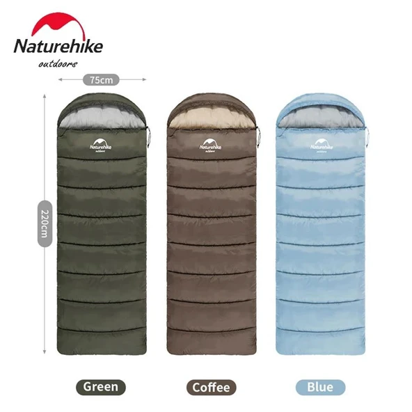 Naturehike U350S Zarf Tarzı Kapüşonlu Uyku Tulumu -17°C ürün görseli 1
