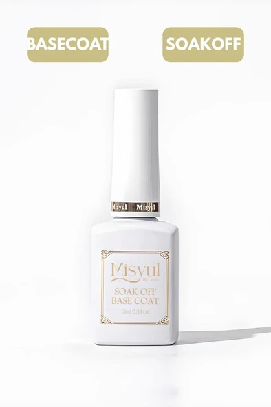 Misyul Soak Off Base Coat Zemin Kat 15 ml ürün görseli 1
