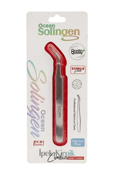 Ocean Solingen J Tipi Kavisli Kirpik Cımbızı 858 ürün görseli 1