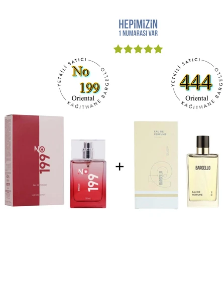 No: 199 + 444 Unisex / Kadın Parfüm Edp 50 ml Oriental - Mnms199444 ürün görseli 1